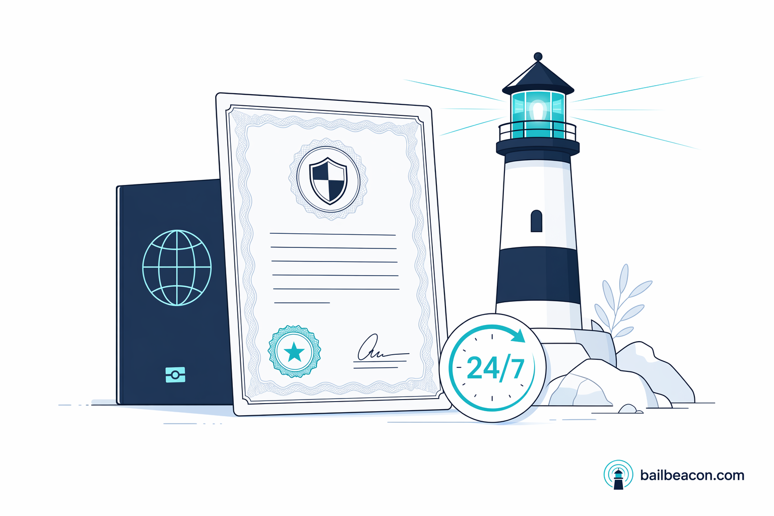 Illustration for Bail, ICE Holds, and Immigration Status